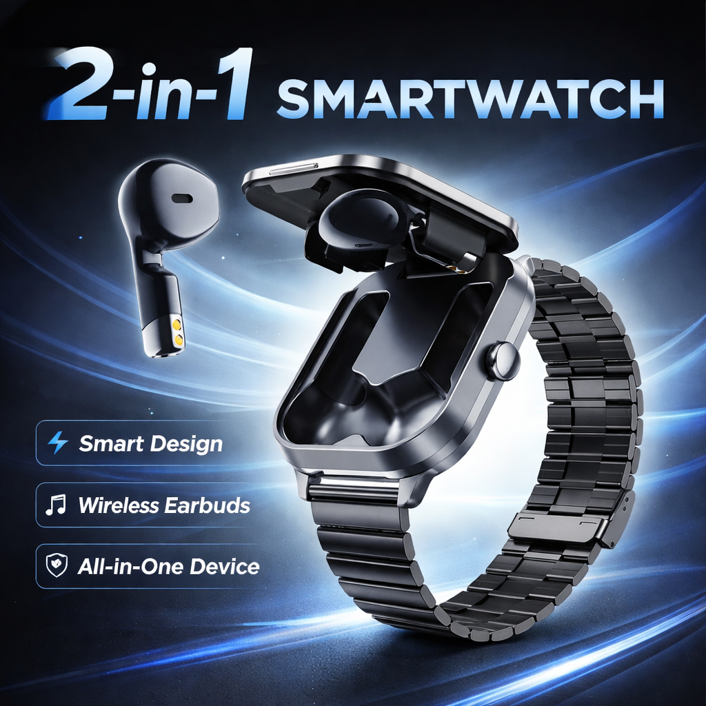 D8 Pro Max 2 in 1 Smartwatch
